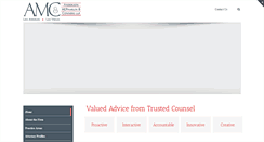 Desktop Screenshot of amclaw.com